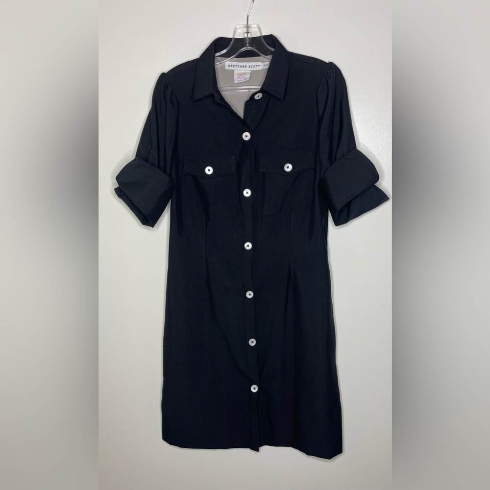 Gretchen Scott safari Barbie dress in navy